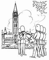 Canada Officer Police Coloring Pages Netart sketch template