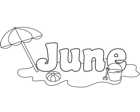 june coloring pages  coloring pages  kids