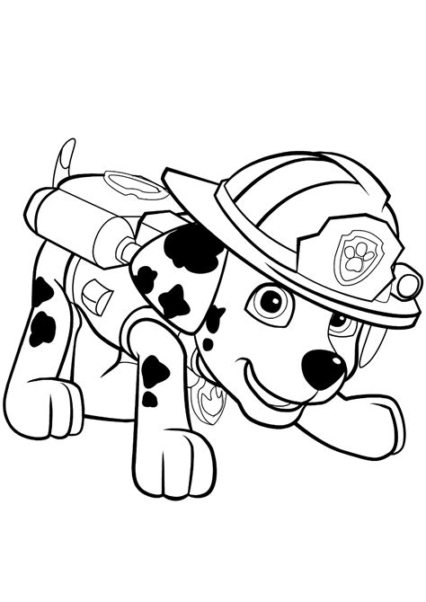 paw patrol coloring pages  boys educative printable