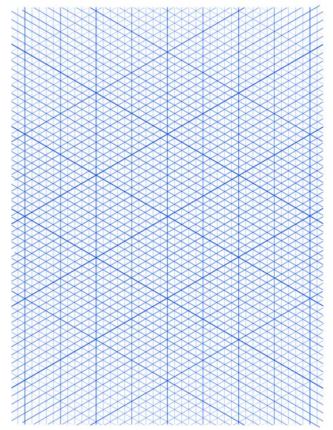 isometric graph paper printable template