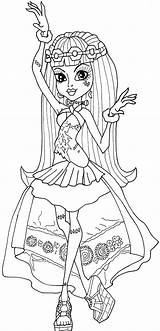 Coloring Pages Monster High Frankie Stein Printable Movie Dancing Colouring Sheets Choose Board Kids Adults sketch template