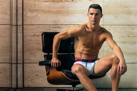 Ronaldo Struts His Skills As He Models For His New Cr7