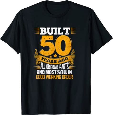 50th birthday party tshirt for a 50 year old clothing
