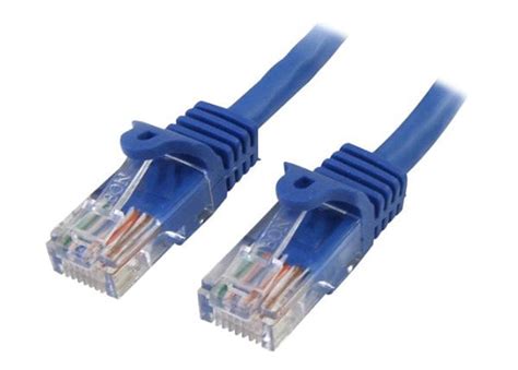 startechcom cate ethernet cable  ft blue cat  snagless patch cable rjpatch