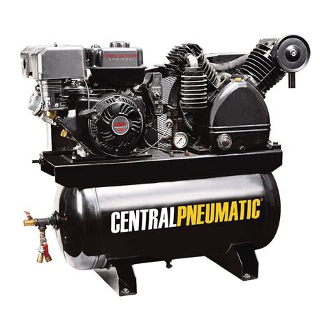 central pneumatic  gallon  psi gas powered  stage air compressor manual