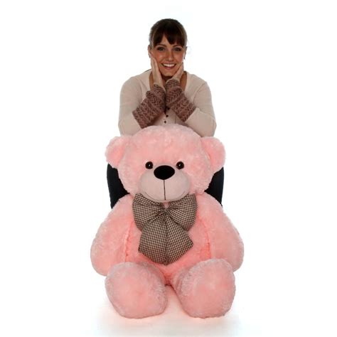 Lady Cuddles 38 Big Pink Cute Plush Teddy Bear Giant Teddy Bear