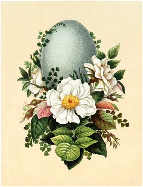 beautiful vintage floral easter display image  graphics fairy