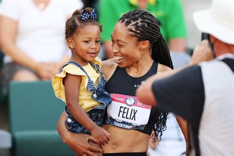 Allyson Felix Reunites With Daughter After Tokyo Olympics