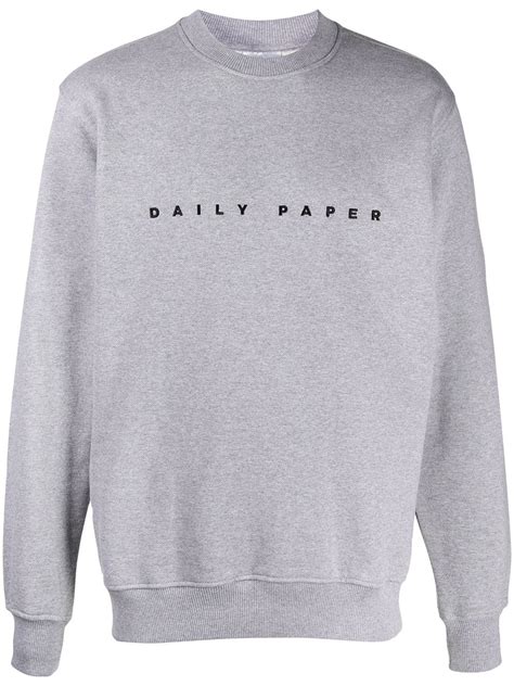 daily paper sweater met geborduurd logo farfetch