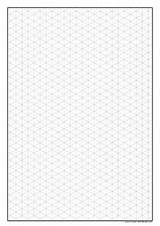 Paper Drawing Isometric Printable Dibujo Isometrico Grid Papel Graph Drawings Orthographic Tecnico Print Exercises Arte Techniques Técnico Pinturas Sobres Descriptiva sketch template