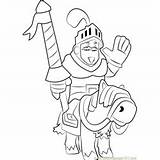Royale Goblins Spear Coloringpages101 sketch template