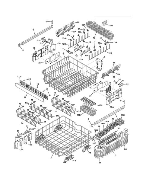 electrolux dishwasher parts model edwhssb sears partsdirect