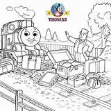 Thomas Train Coloring Kids Friends Tank Engine Pages Book Cartoon Fun Games James Face Color Print Controller Fat Older Toys sketch template
