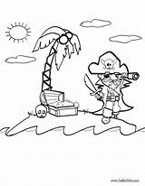 Pirate Coloring Pages Color Print Pirates Island sketch template