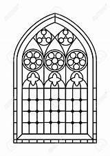 Kirchenfenster Malvorlage sketch template