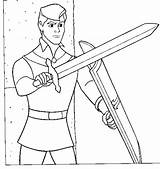 Prince Espadas Phillip Allkidsnetwork Momjunction Sword sketch template