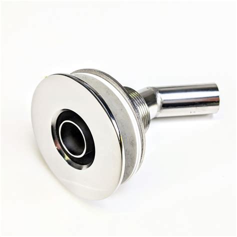 threaded stainless  hull exhaust fitting   mm general components