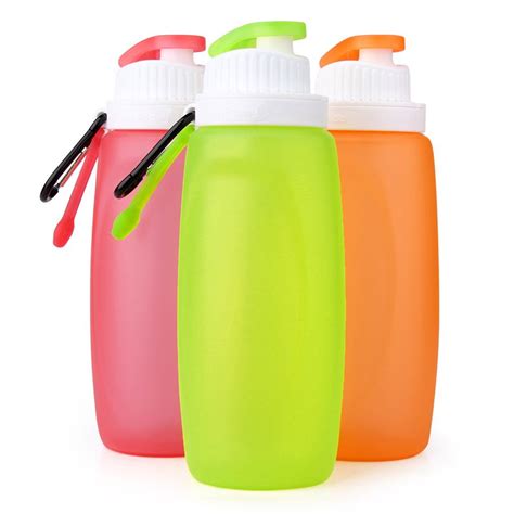 bpa  silicone collapsible water bottle wholesalecollapsible water