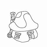 Smurf Coloring Pages Little Momjunction Grumpy Faced Smurf1 Ones Funny Printables sketch template