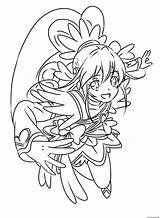 Glitter Force Coloring Pages Cure Heart Precure Pretty Doki Printable Popular Cute Entitlementtrap Template sketch template
