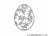 Coloring Easter Pages Branches Egg Sheet Title sketch template