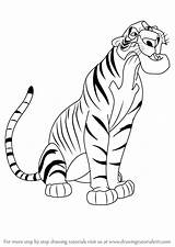 Khan Shere Tigre Mowgli Drawingtutorials101 Selva Baloo Cgcreativeshop sketch template
