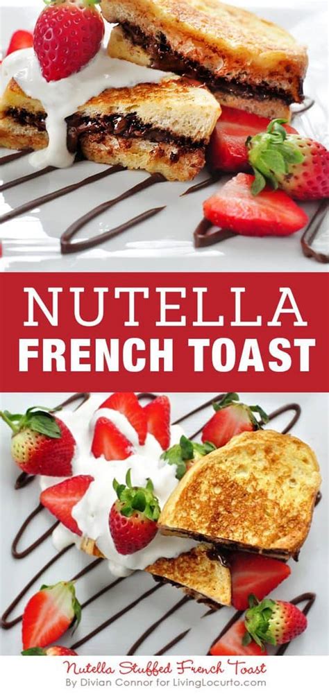 nutella french toast chocolate hazelnut breakfast recipe