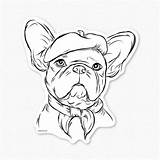 Bulldog French Coloring Pages Tattoo Bulldogge Dog Franse Svg Drawing Frenchie Bulldogs Drawings Bouledogue Zeichnen Französisch Google Französische Buldog Cute sketch template