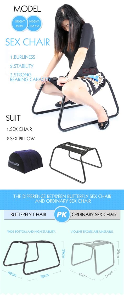 Sex Furnitures Toughage Sex Chair With Inflatable Sex Pillow Sexual