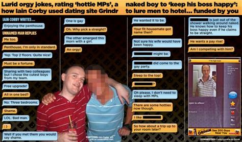 Shocking Gay Sex Texts Of Top Tory Iain Corby Daily Mail Online