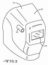 Welding Helmet Drawing Patents sketch template