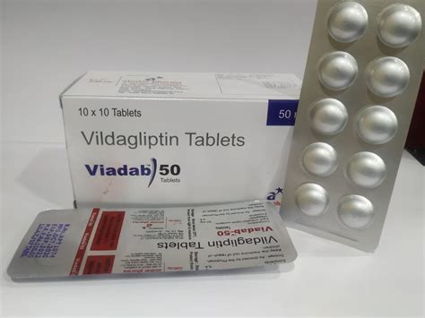 vildagliptin  mg tablets packaging size  id