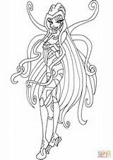 Coloring Sirenix Darcy Pages Winx Club Trix Printable Drawing Categories sketch template