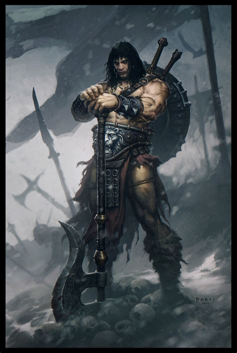Phroilan Gardner Dark Fantasy Art Conan The Barbarian