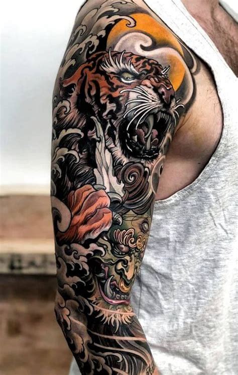 15 Best Japanese Tiger Tattoo Designs And Ideas Japanese Tattoos For