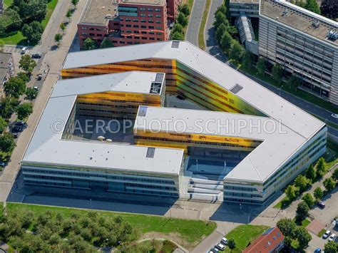 aerophotostock almere stad luchtfoto gebouw la defense