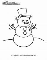 Snowman Coloring Printable Pages Seasonal Printables Thank Please Coloringprintables sketch template