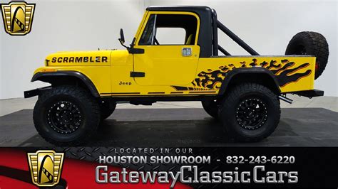 1985 jeep scrambler cj8 gateway classic cars 602 houston showroom youtube