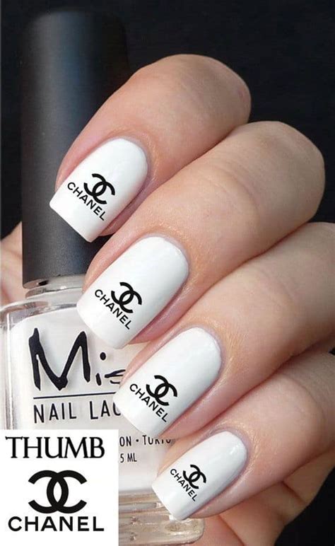 chanel nail designs  flaunt love  brands naildesigncode