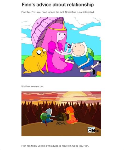 Finn S Advice About Relationships Adventure Time Know