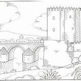 Monumentos Andaluces Laminas sketch template