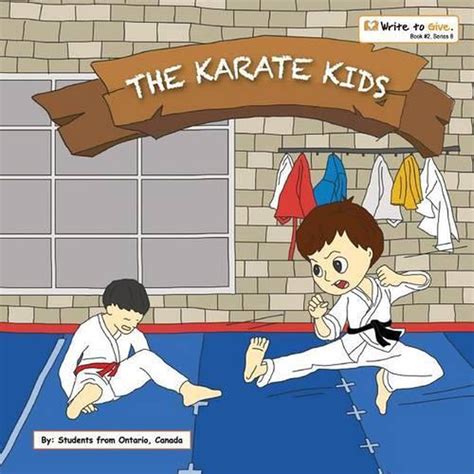 karate kids  students  canada english paperback book