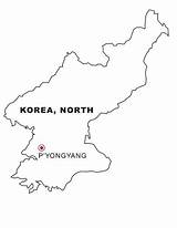 Corea Cartine Nordkorea Landkarte Landkarten Geografiche Geografie Nazioni Malvorlage Pegar Recortar Gratismalvorlagen sketch template