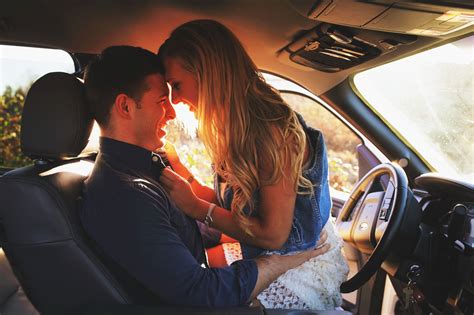Kissing In The Car Couple Photograph Mandee Rae Photography Seattle