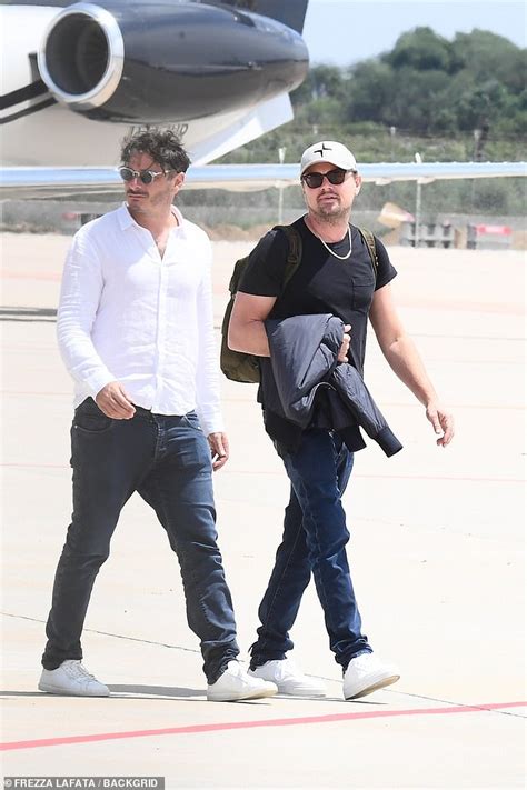 leonardo dicaprio leaves sardinia with longtime friend and disgraced