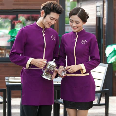 uniformes chef costumes stylish coffee bakery uniform coats for womens