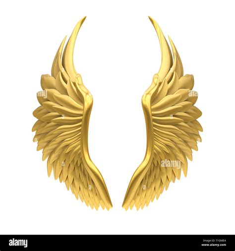 golden angel wings  res stock photography  images alamy