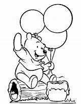 Pooh Winnie Coloring Pages Cute Printable Getcolorings Color Print sketch template