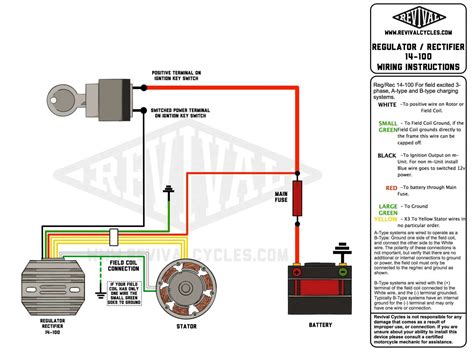 motorcycle voltage regulator wiring diagram
