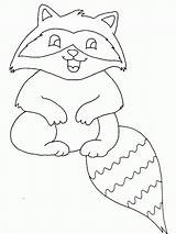 Coloring Raccoon Pages Printable Kids Baby sketch template